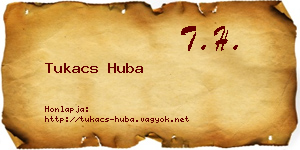 Tukacs Huba névjegykártya